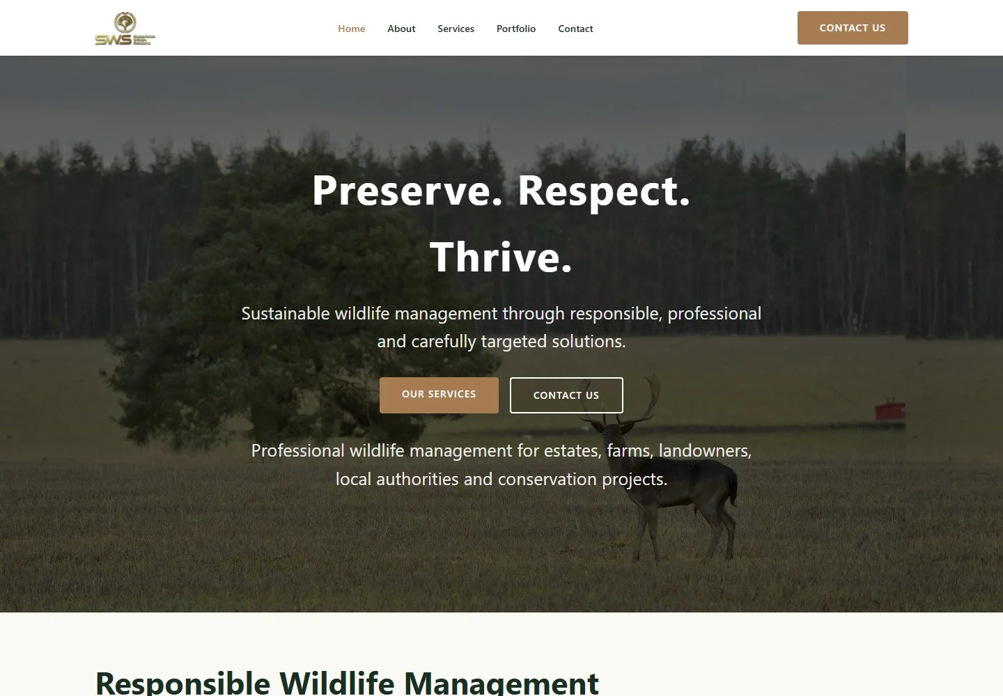 Sustainable Wildlife Solutions preview